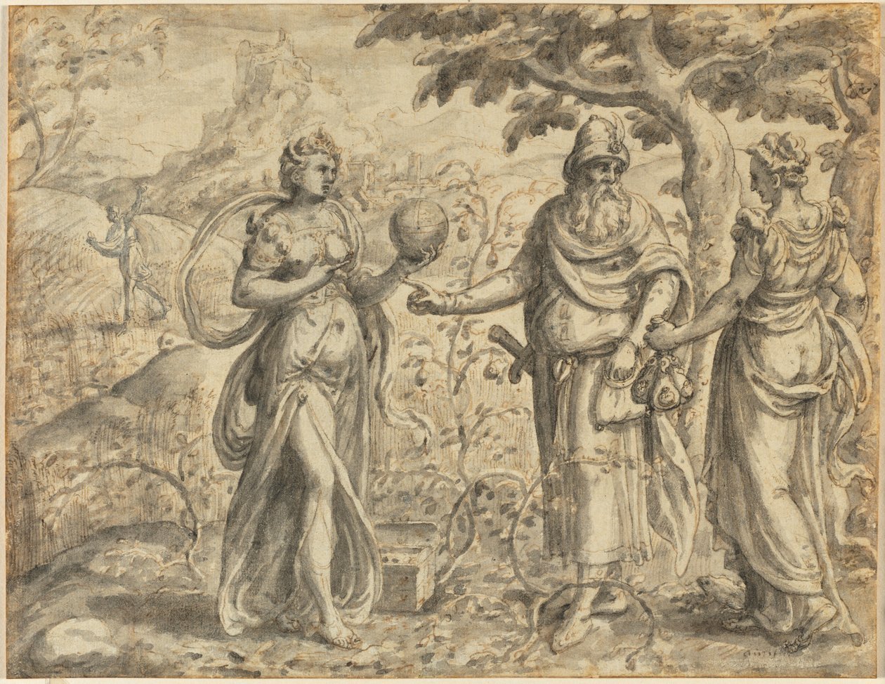 A tövisek között kapott mag, a Magvető példázatából, c. 1573. alkotó: Gerard van Groeningen