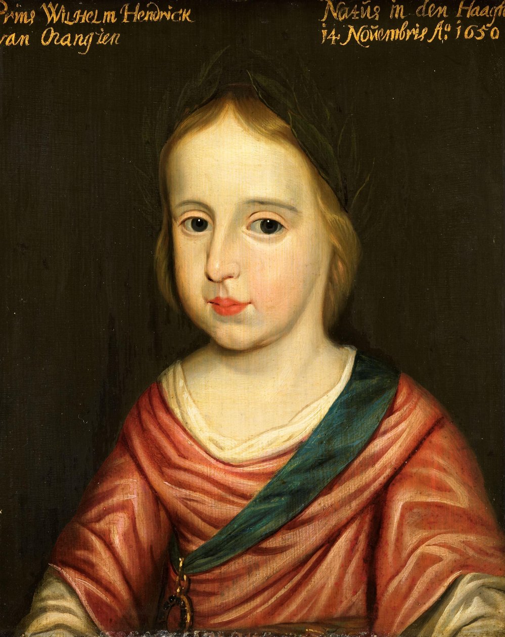 III. Vilmos, Orange hercegének portréja alkotó: Gerard van Honthorst (workshop of)