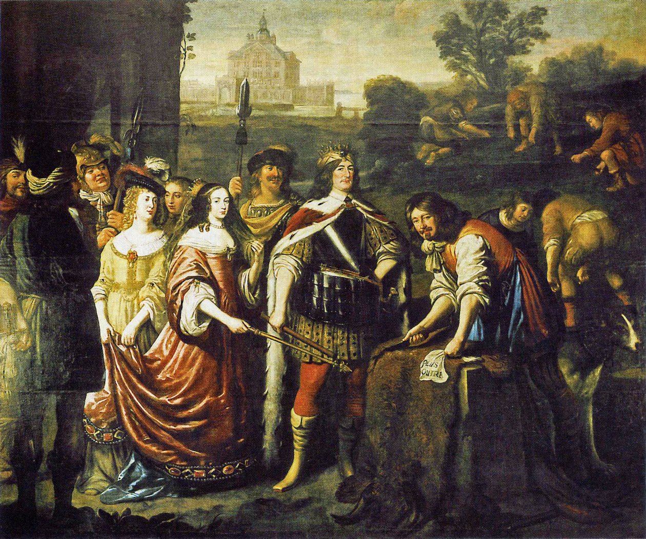 Oranienburg alapításának allegóriája alkotó: Gerard van Honthorst