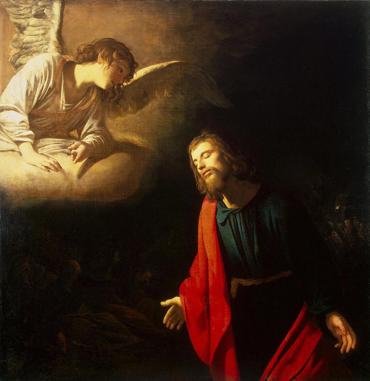Krisztus a Gecsemáné kertben (A kerti agónia) alkotó: Gerard van Honthorst