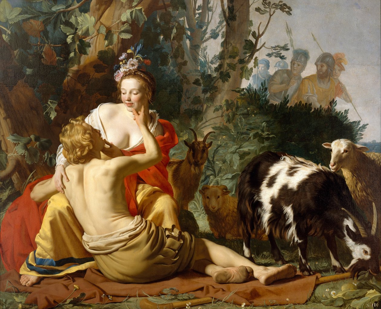 Granida és Daifilo alkotó: Gerard van Honthorst