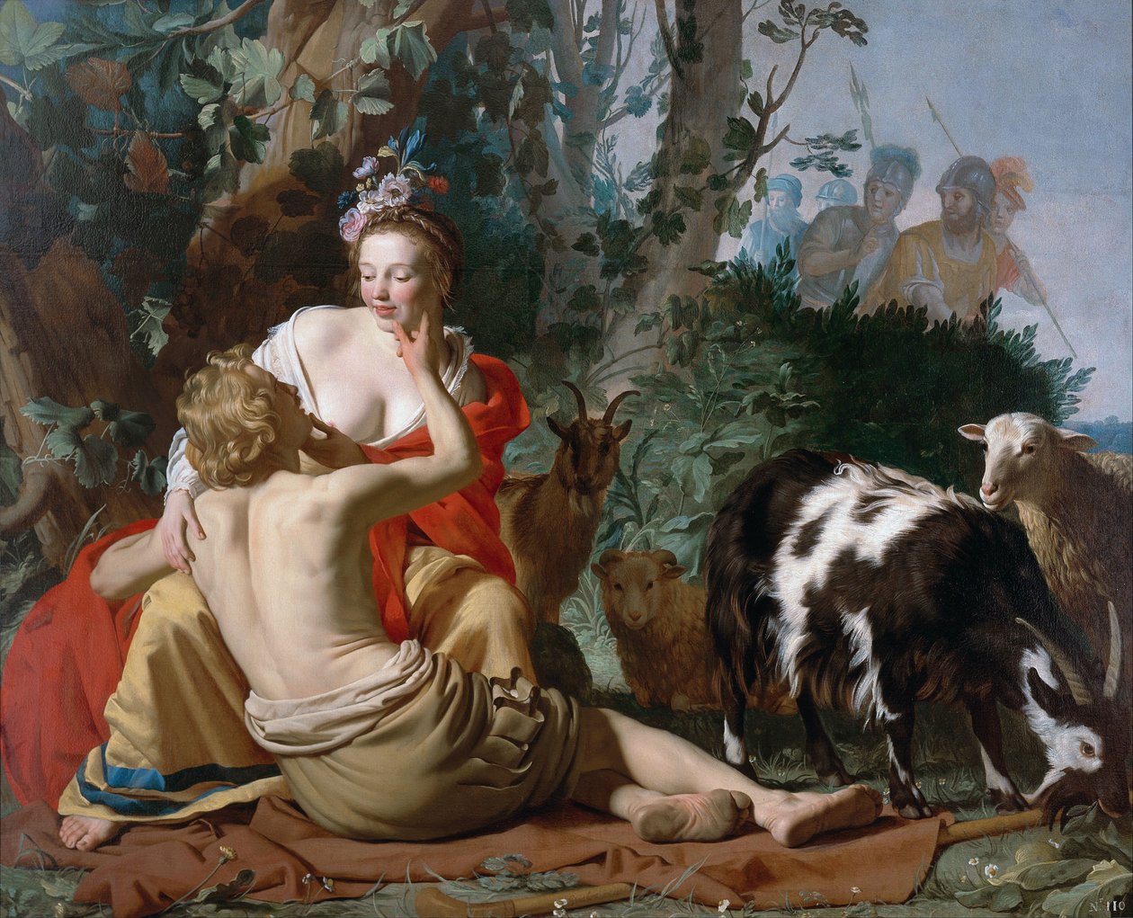 Granida és Daifilo alkotó: Gerard van Honthorst
