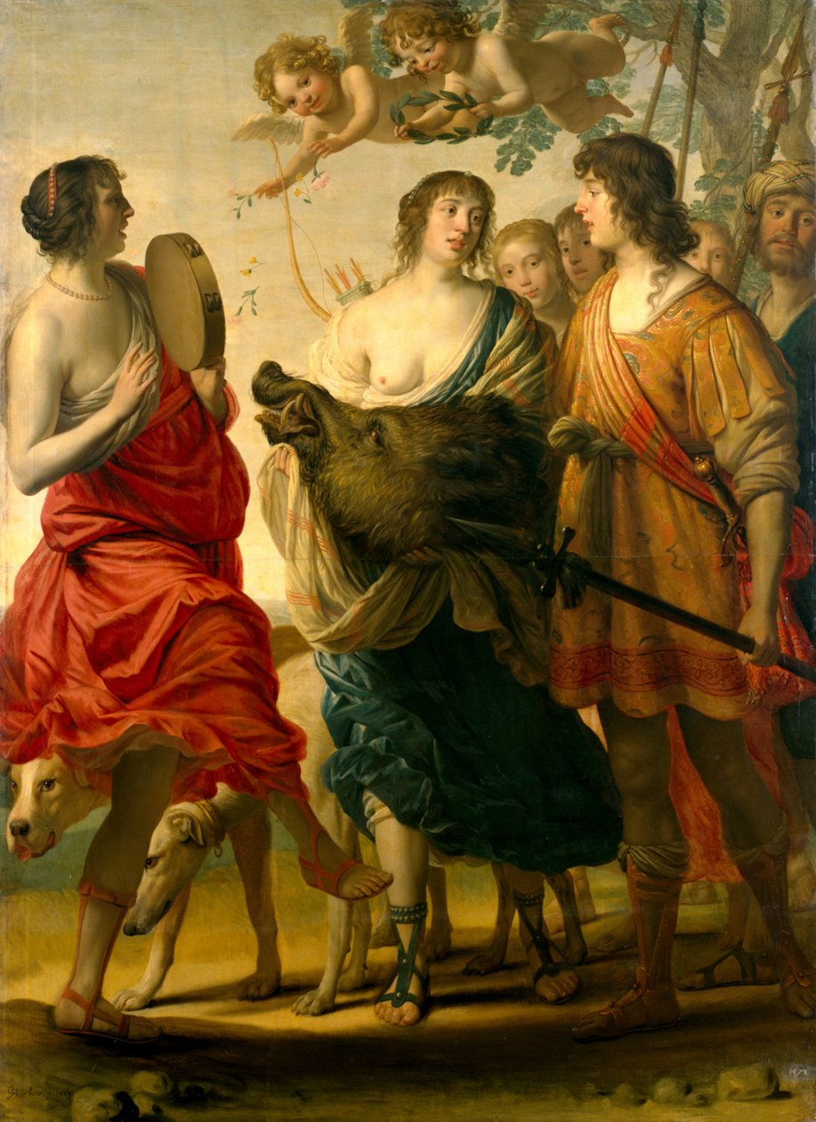Meleager és Atalanta alkotó: Gerard van Honthorst