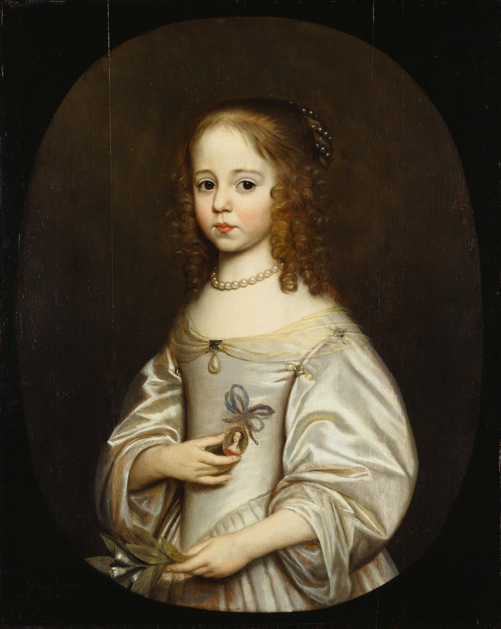 Prinzessin Maria von Oranien-Nassau (1642-1688) alkotó: Gerard van Honthorst