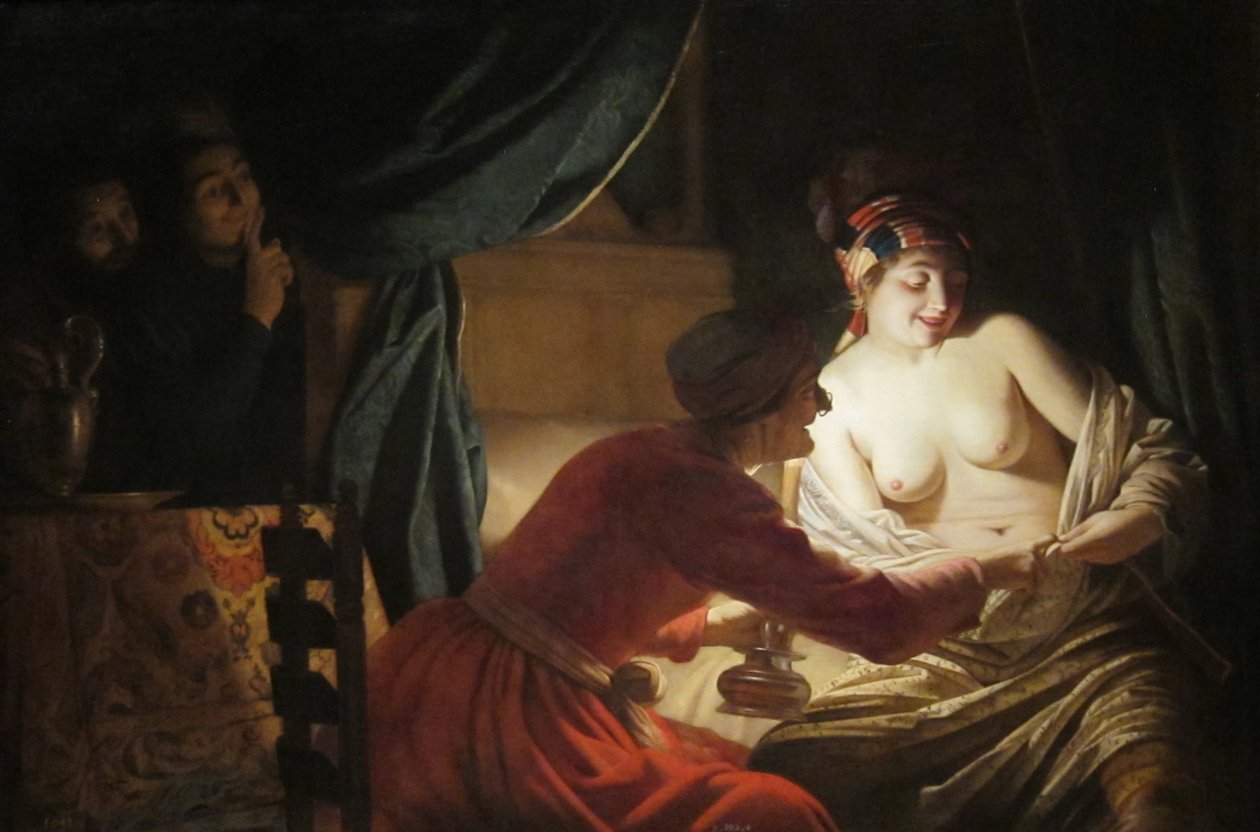 A bolhavadászat alkotó: Gerard van Honthorst