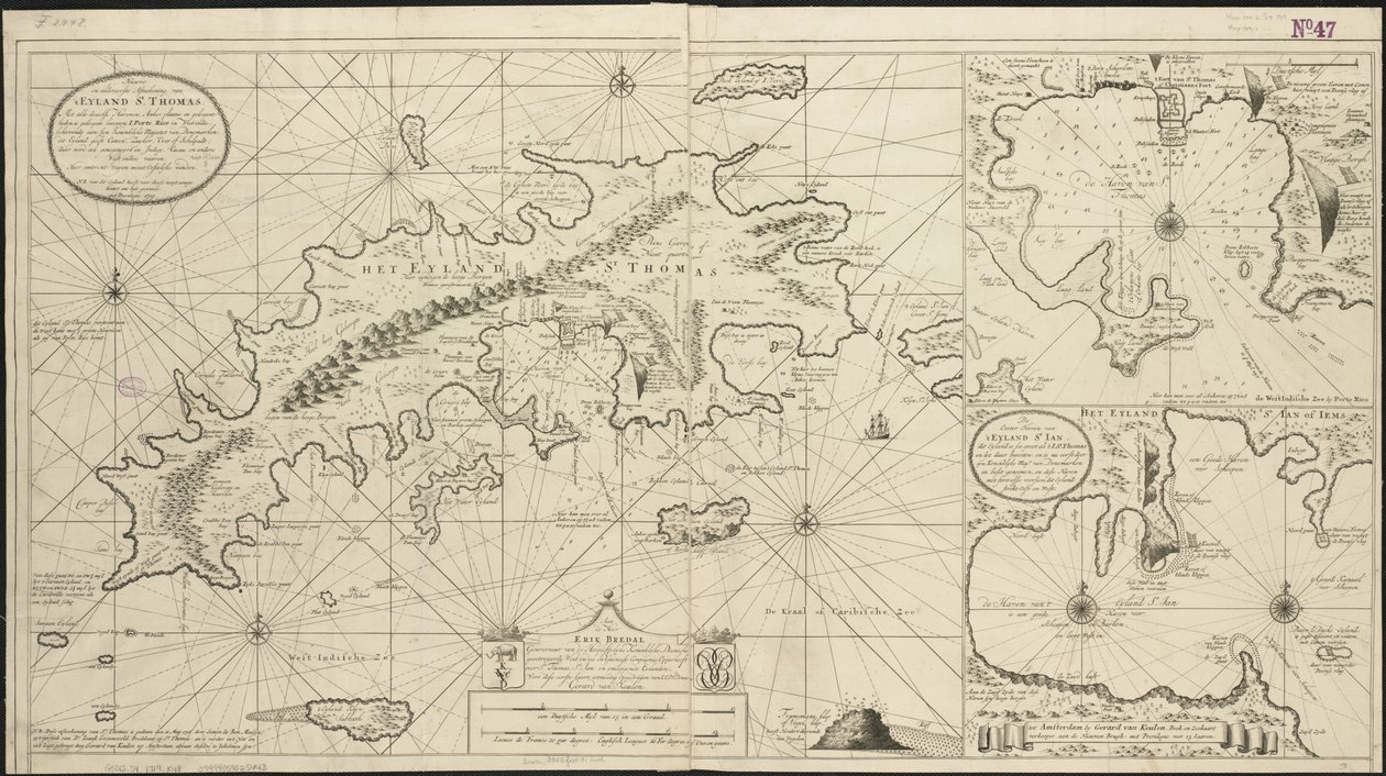 Szent Tamás- és Szent János-szigetek, 1719 alkotó: Gerard van Keulen