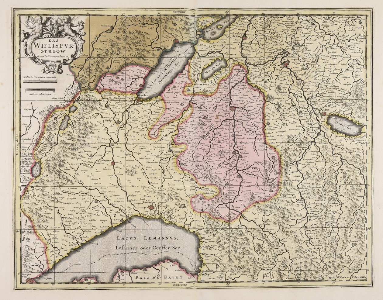 Das Wiflispurgergergow / Gerardo Mercatore auctore alkotó: Gerardus Mercator