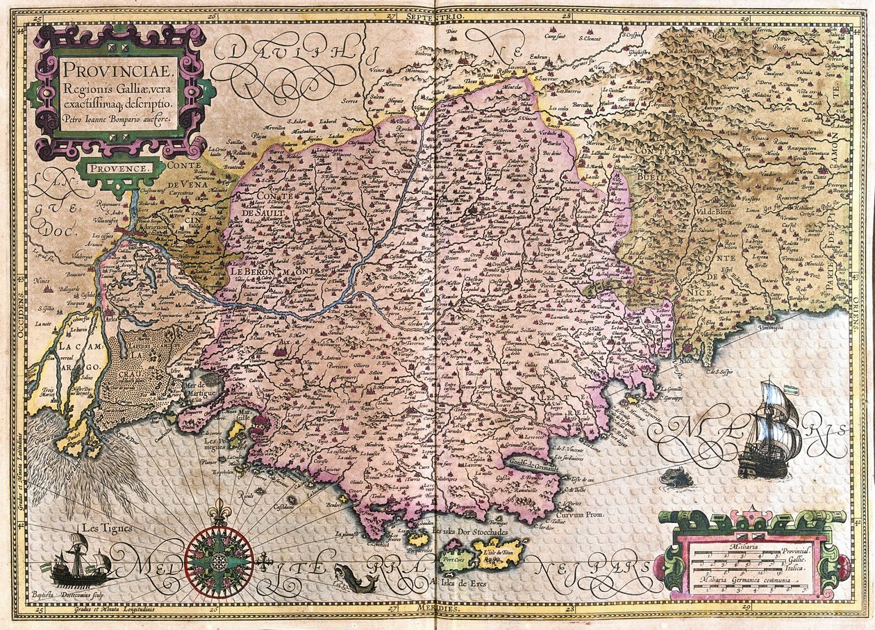 Franciaország (metszet alkotó: Gerardus Mercator