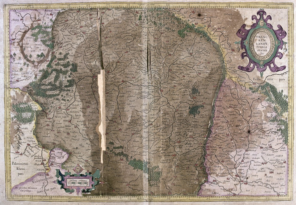 Franciaország (metszet alkotó: Gerardus Mercator