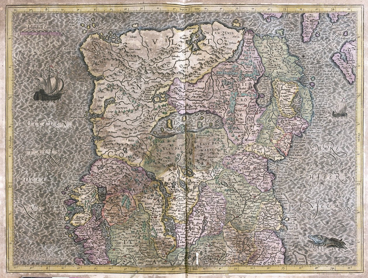 Írország alkotó: Gerardus Mercator