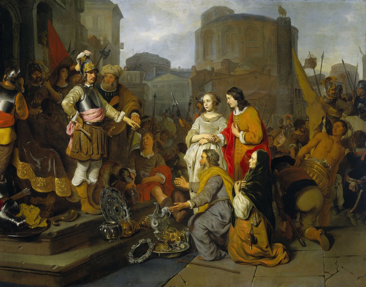 Scipio kontinenciája, 1650-55 alkotó: Gerbrand van den Eeckhout