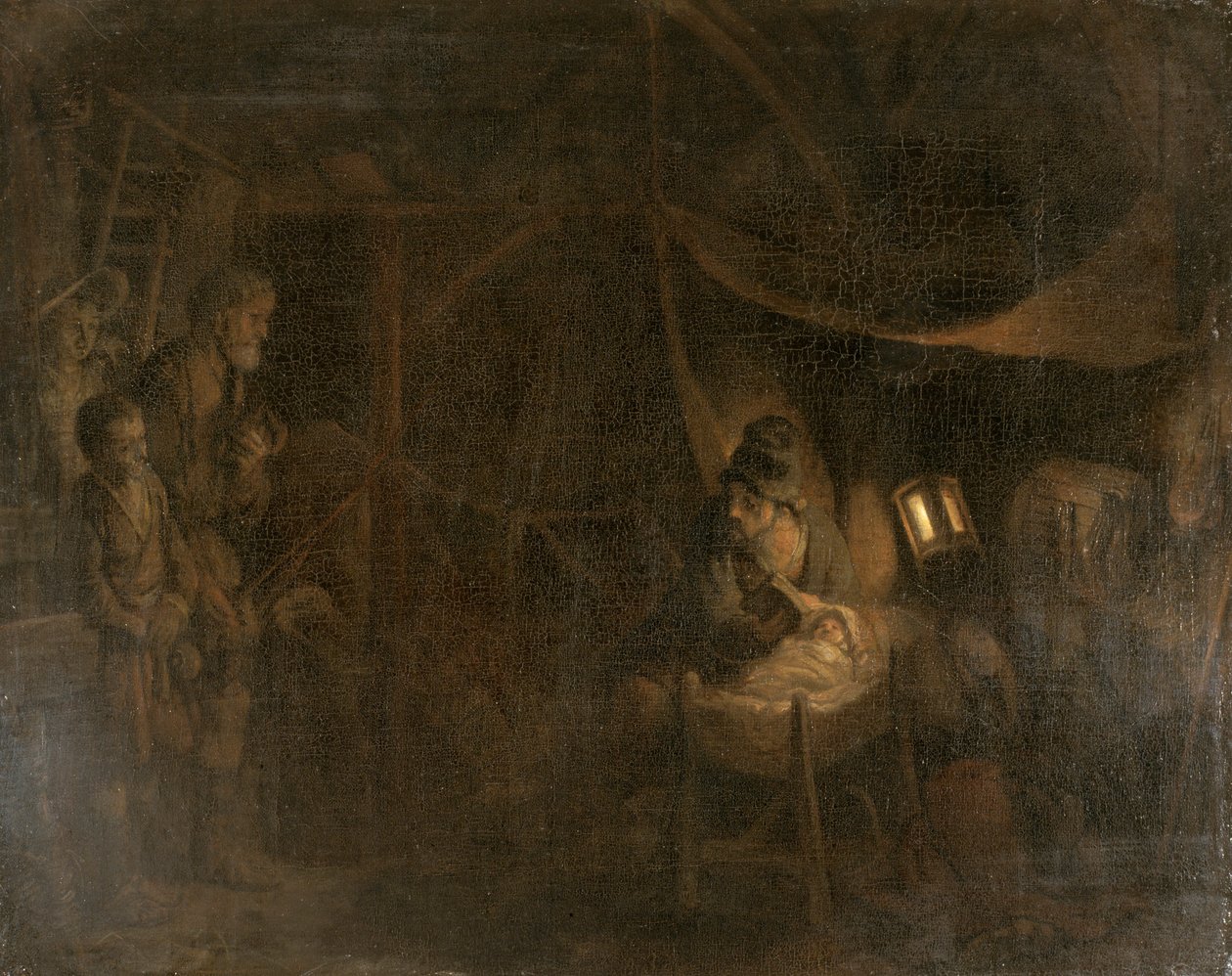 A Pásztorok imádása, 1665. alkotó: Gerbrand van den Eeckhout