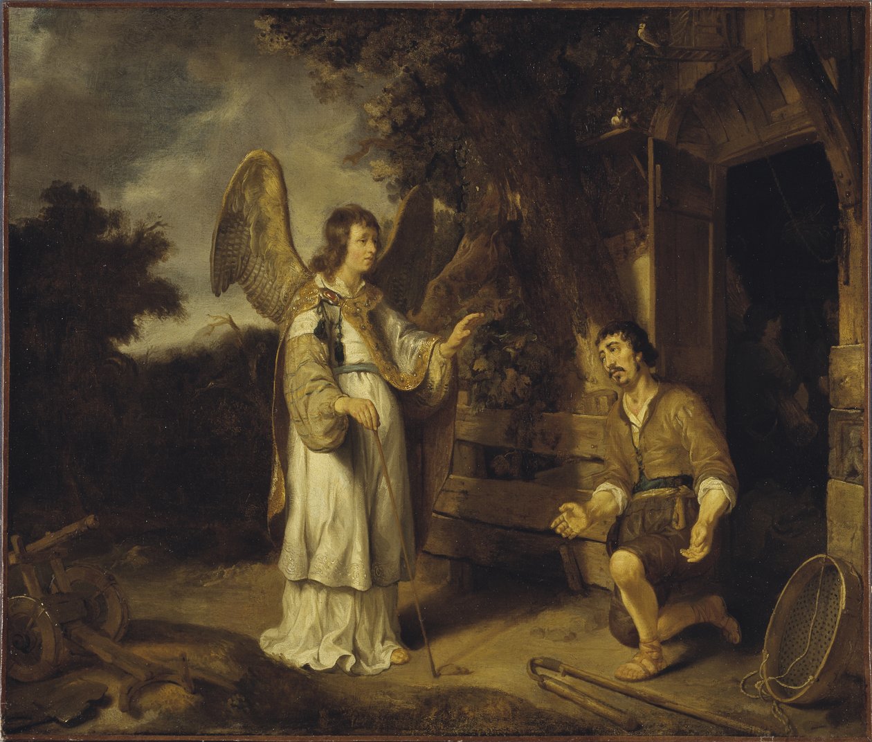 Az angyal és Gedeon, 1640 alkotó: Gerbrand van den Eeckhout