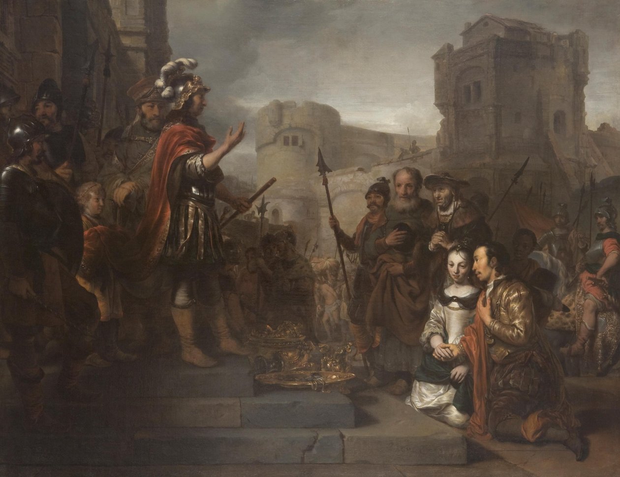 Scipio kontinenciája alkotó: Gerbrand van den Eeckhout