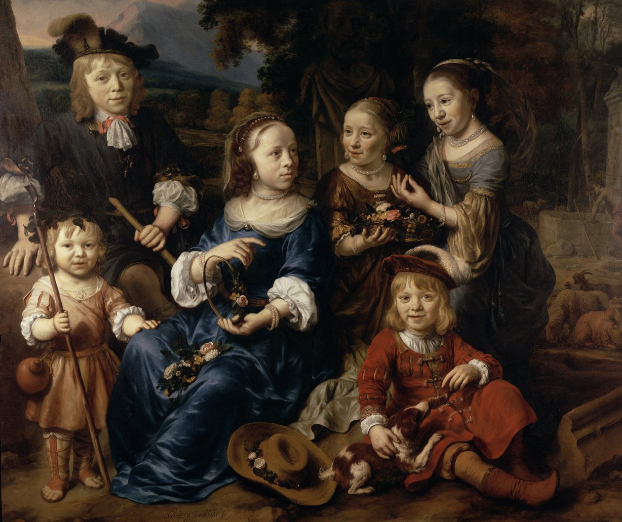 Altetus Tolling gyermekei, 1667 alkotó: Gerbrand van den Eeckhout