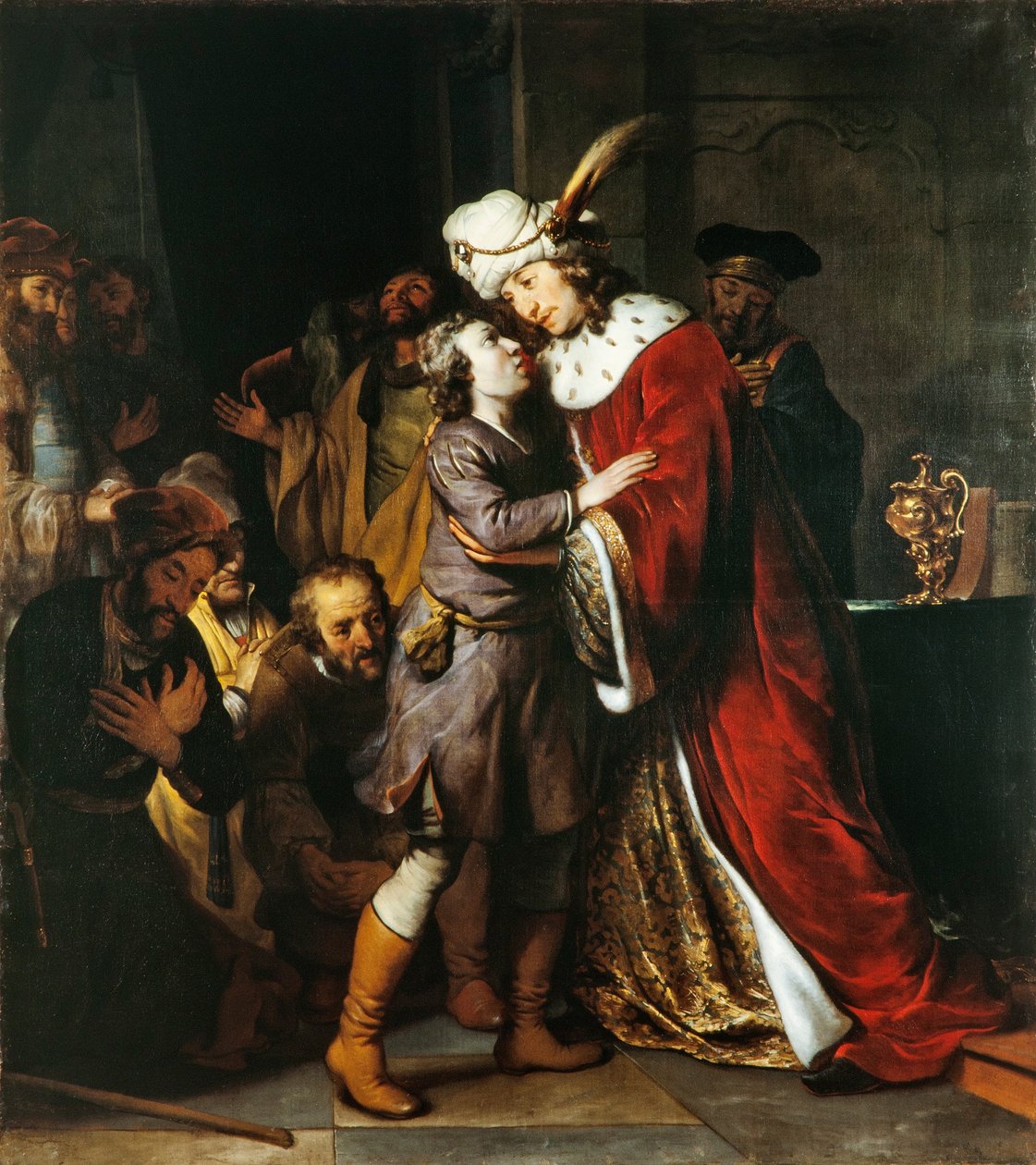 József és testvérei, 1657 alkotó: Gerbrandt van den Eeckhout