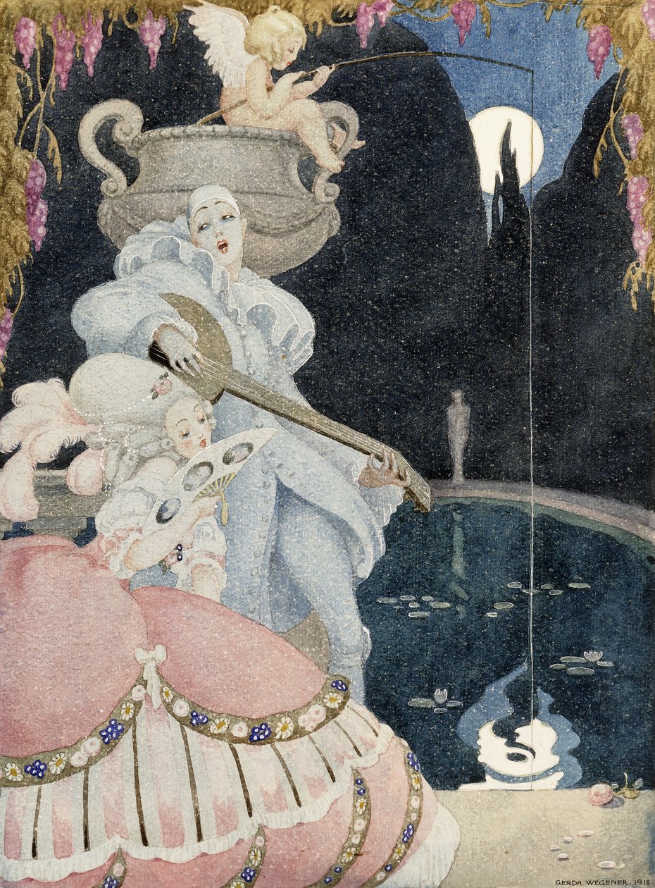 Elegáns és Pierrot alkotó: Gerda Marie Frederike Wegener