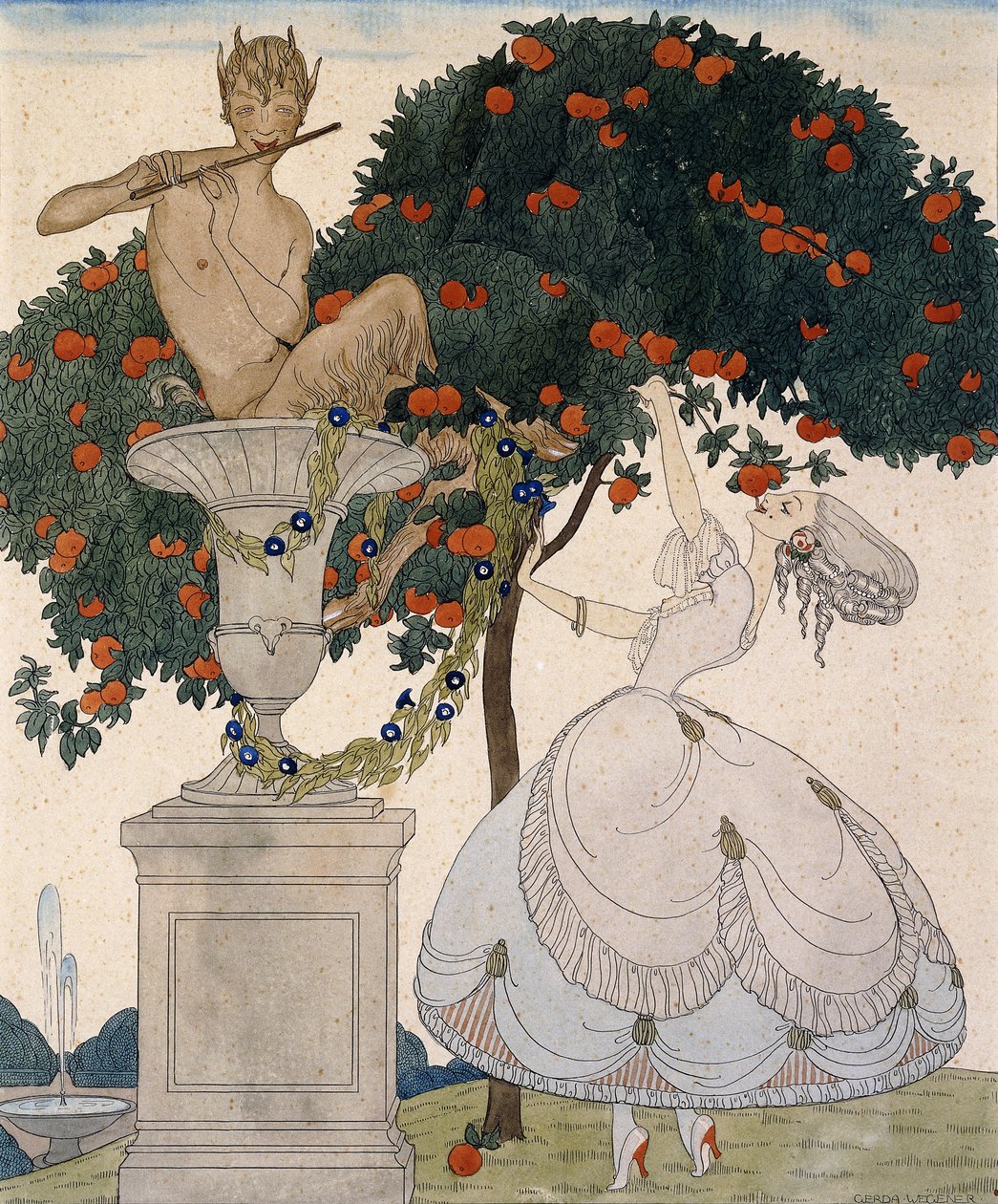 Kísértés alkotó: Gerda Marie Frederike Wegener