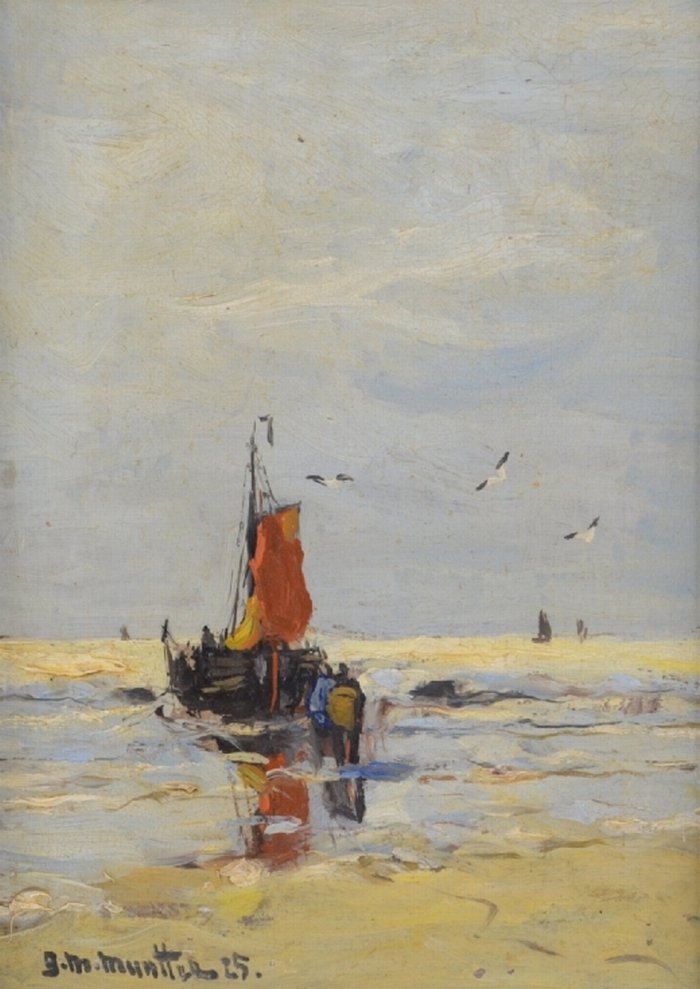 Vaj a tengerparton alkotó: Gerhard Morgenstjerne Munthe