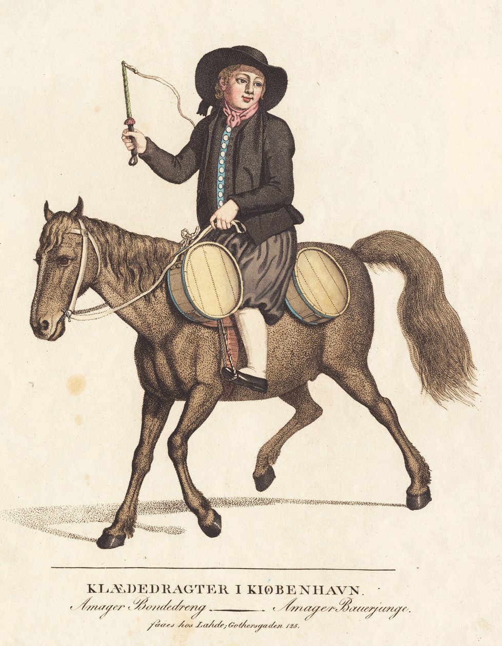 Amager parasztfiú alkotó: Gerhard Ludvig Lahde