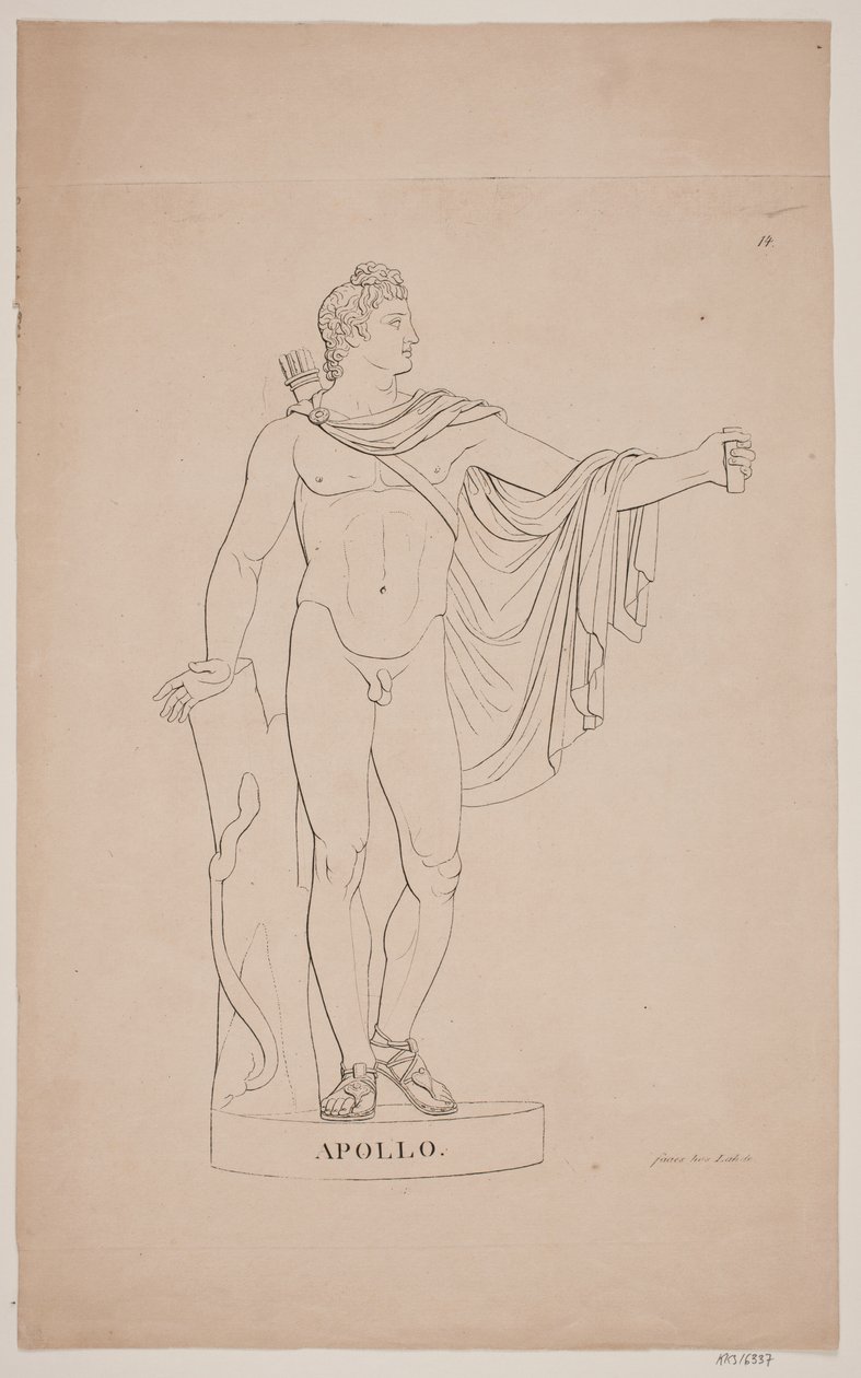 Apollo alkotó: Gerhard Ludvig Lahde
