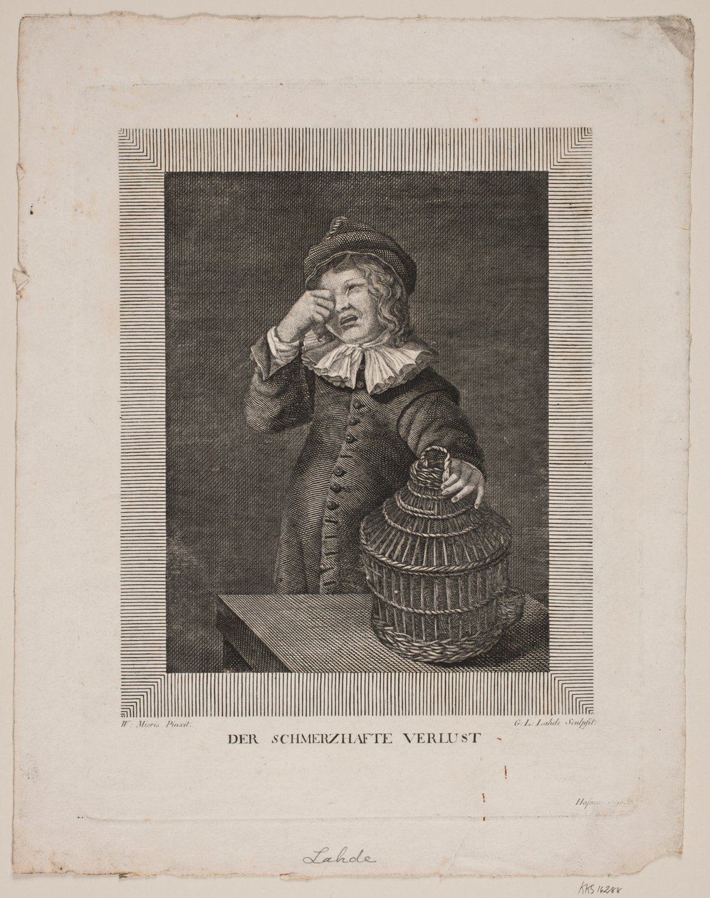 A fájdalmas veszteség alkotó: Gerhard Ludvig Lahde