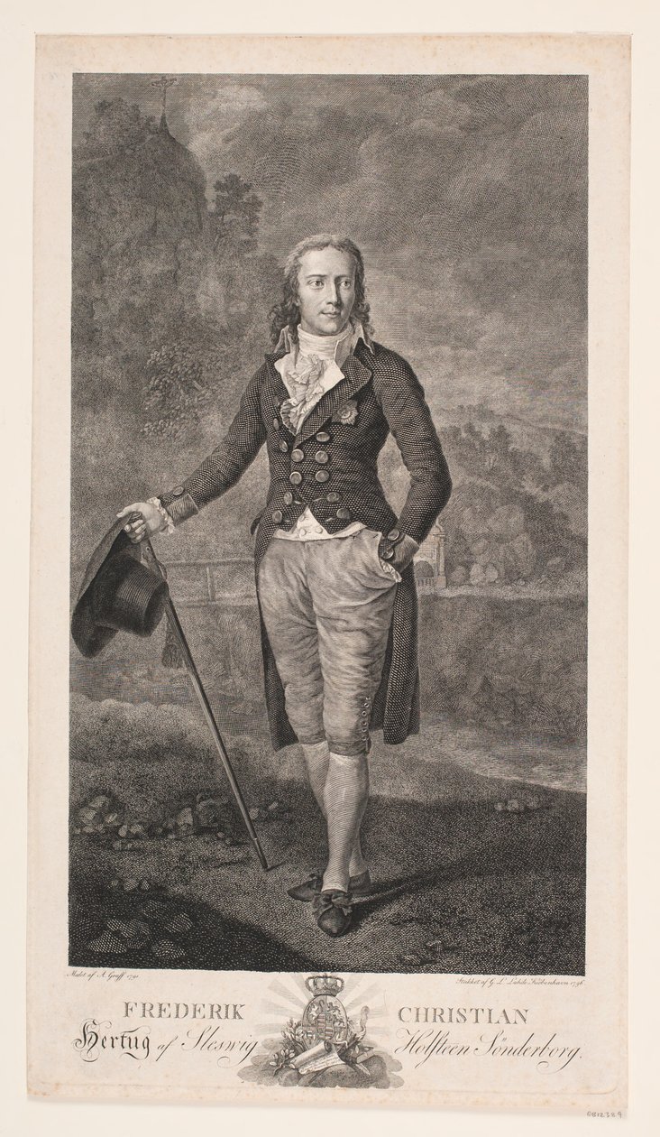 Frederik Christian, Schleswig hercege alkotó: Gerhard Ludvig Lahde