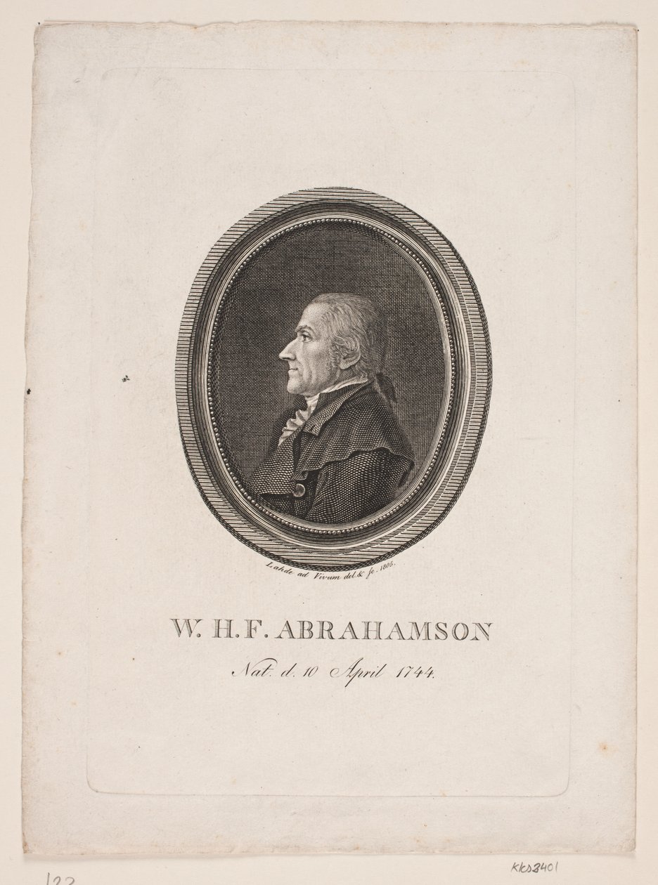 W.H.F. Ábrahams alkotó: Gerhard Ludvig Lahde