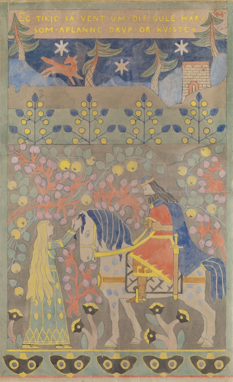 Das gelbe Haar alkotó: Gerhard Munthe