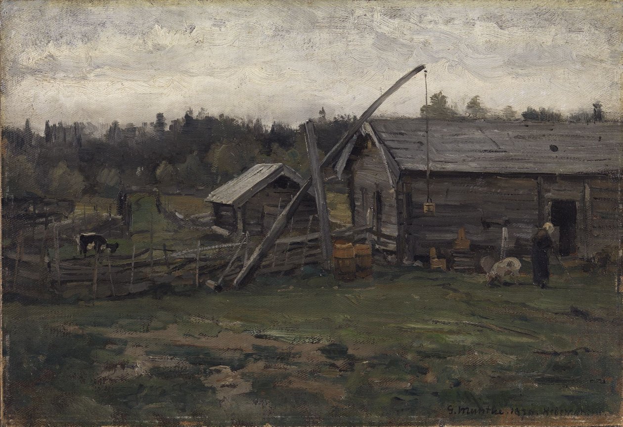 Régi istálló, Hedmark alkotó: Gerhard Munthe