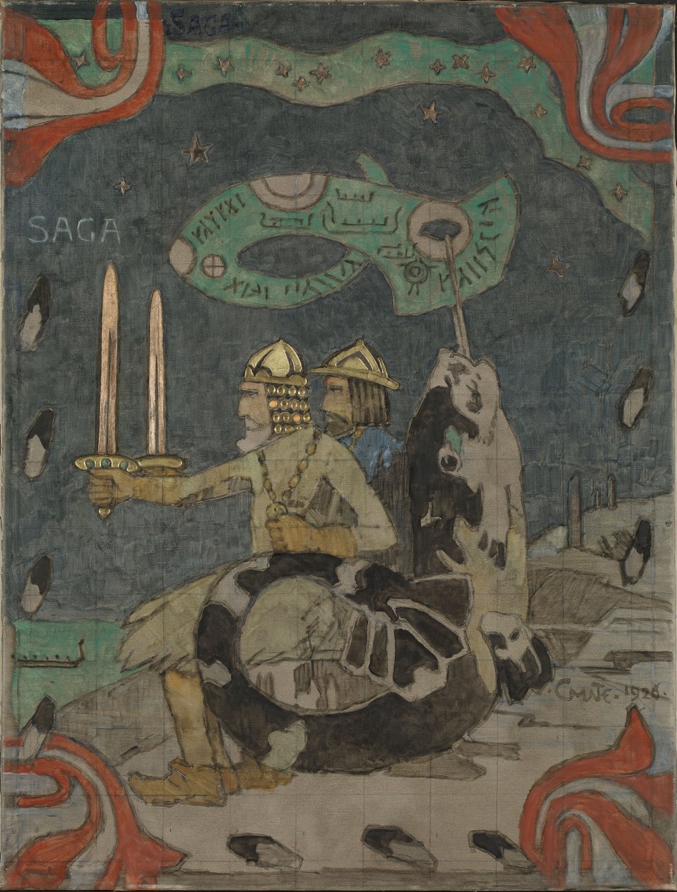 Saga, 1926. alkotó: Gerhard Munthe
