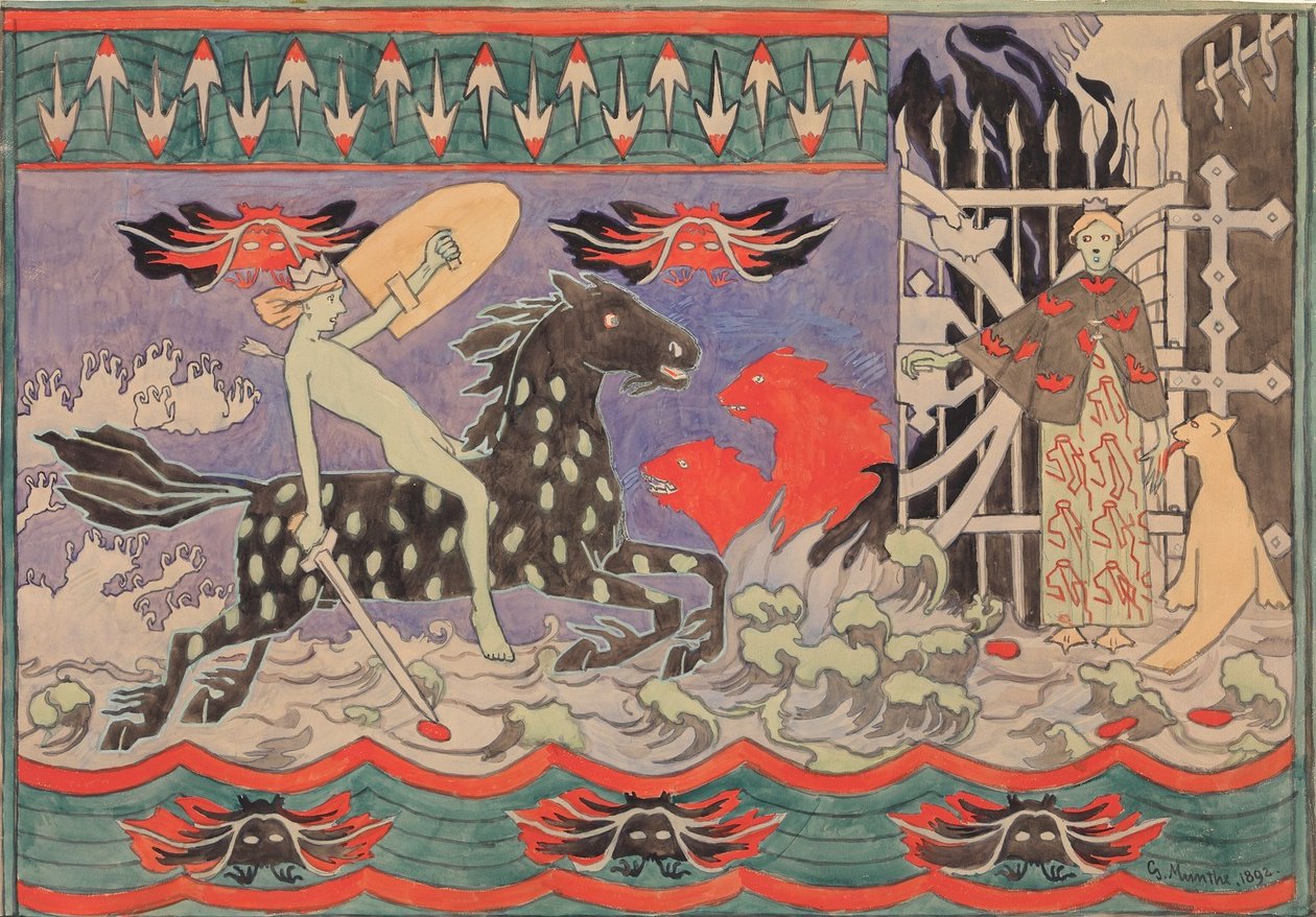 A pokol lova alkotó: Gerhard Munthe