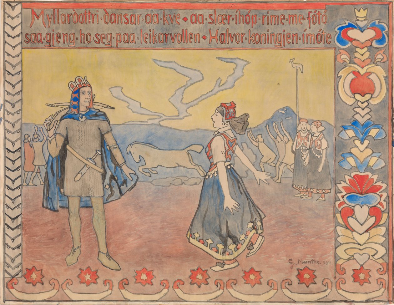 Die Müllerstochter alkotó: Gerhard Munthe