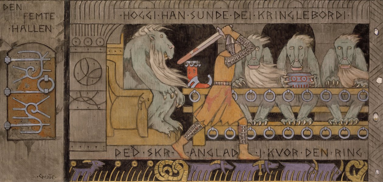 Az ötödik terem alkotó: Gerhard Munthe