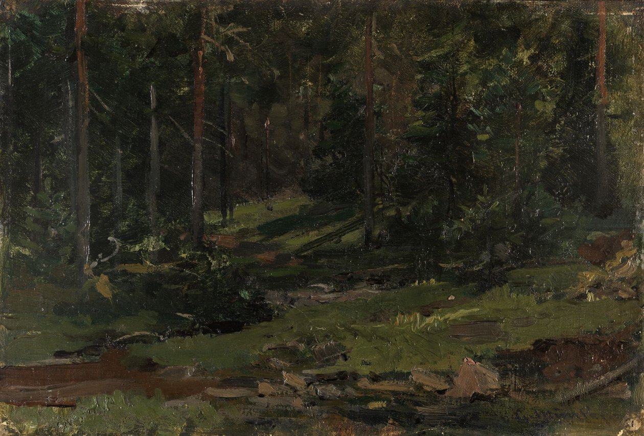 Erdős táj alkotó: Gerhard Munthe
