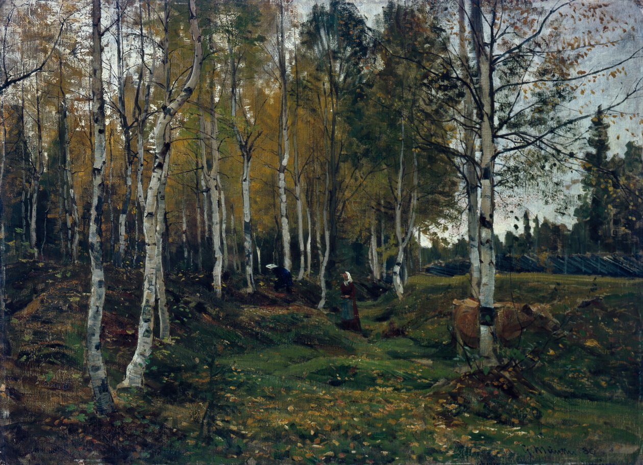 Nyírfaerdő ősszel alkotó: Gerhard Peter Frantz Vilhelm Munthe