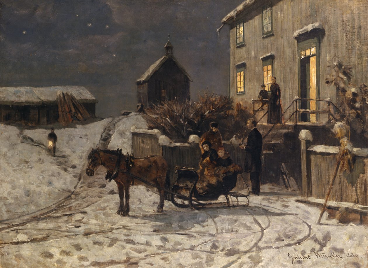 Karácsonyi hangulat alkotó: Gerhard Peter Frantz Vilhelm Munthe