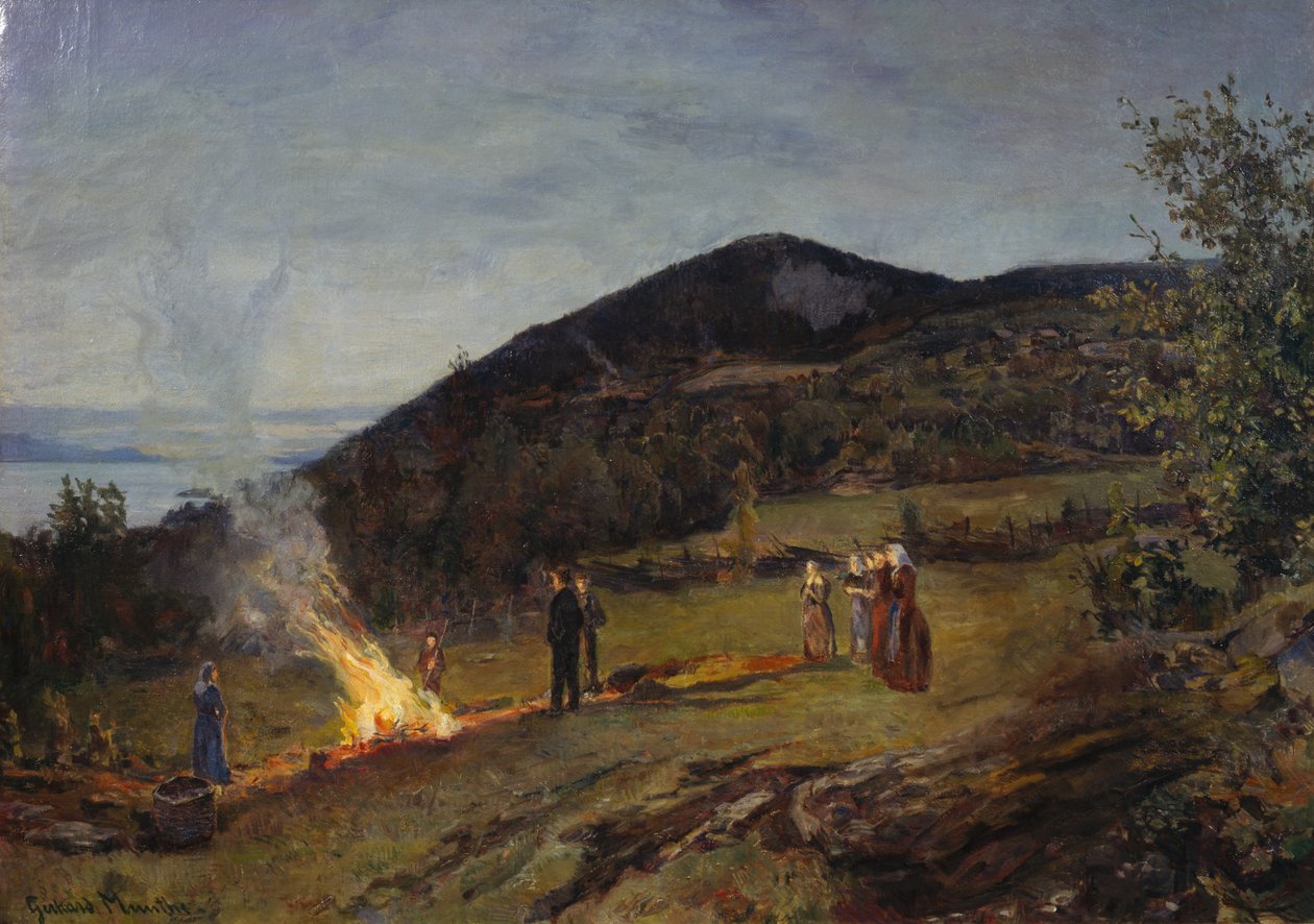 Szentivántűz, c. 1895 alkotó: Gerhard Peter Frantz Vilhelm Munthe