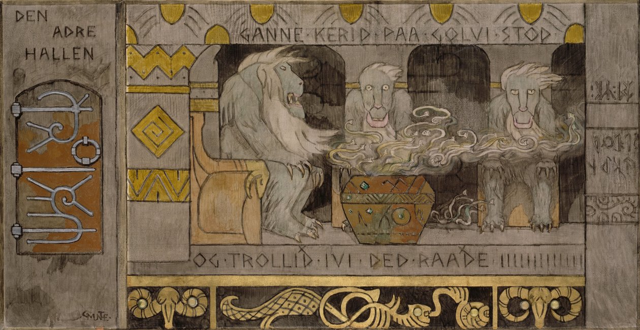 A második terem alkotó: Gerhard Peter Frantz Vilhelm Munthe