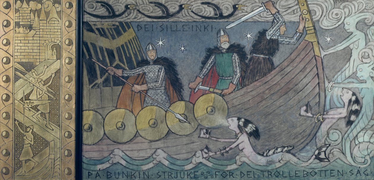 Åsmund Frægdegjevar (festészet) alkotó: Gerhard Peter Frantz Vilhelm Munthe