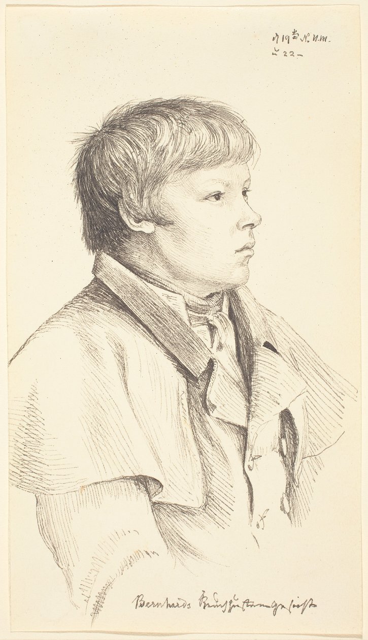 Bernhard szamárköhögős arca alkotó: Gerhard Wilhelm von Reutern