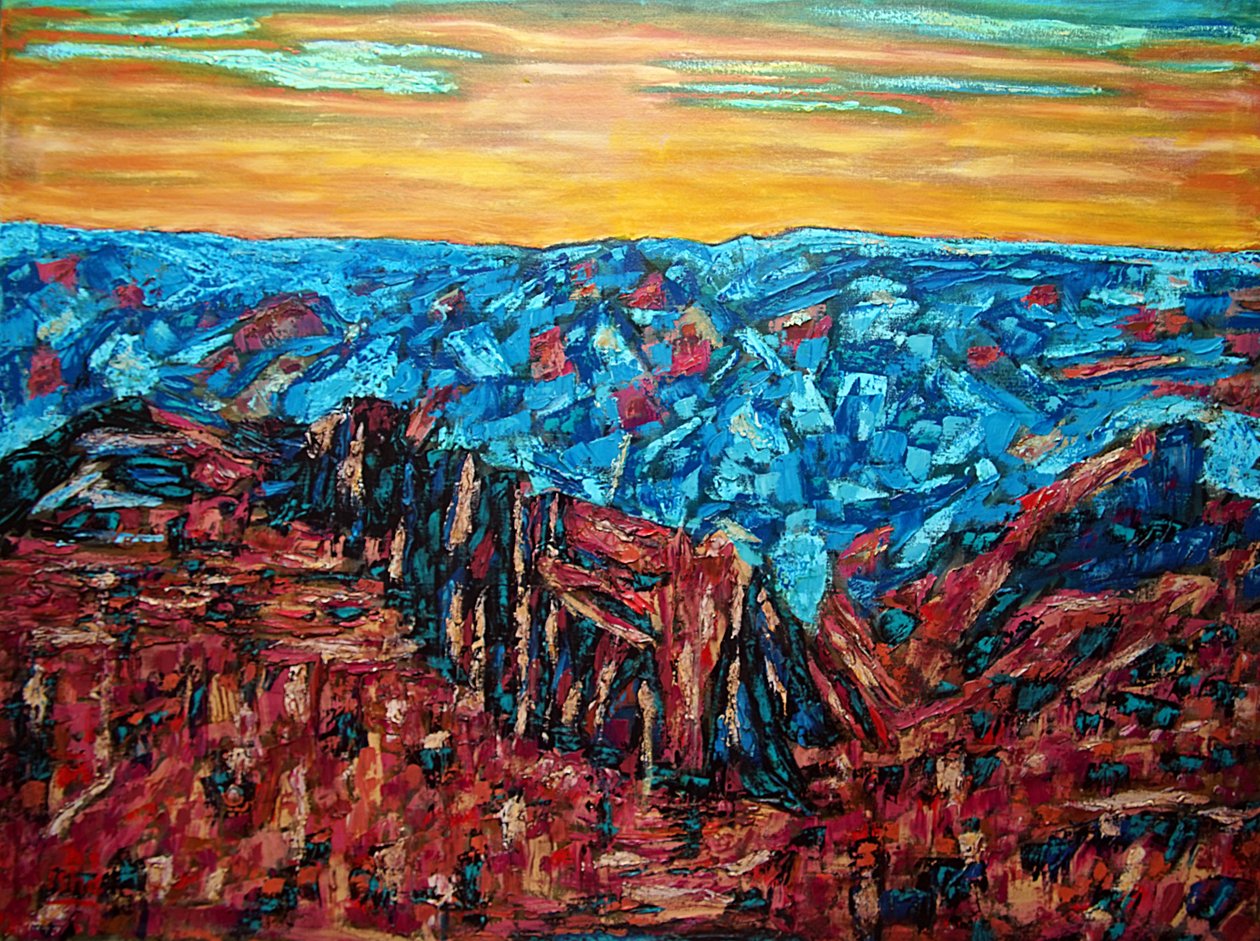 Copper Canyon, 2023 (olaj, vászon) alkotó: Gerhardt Isringhaus