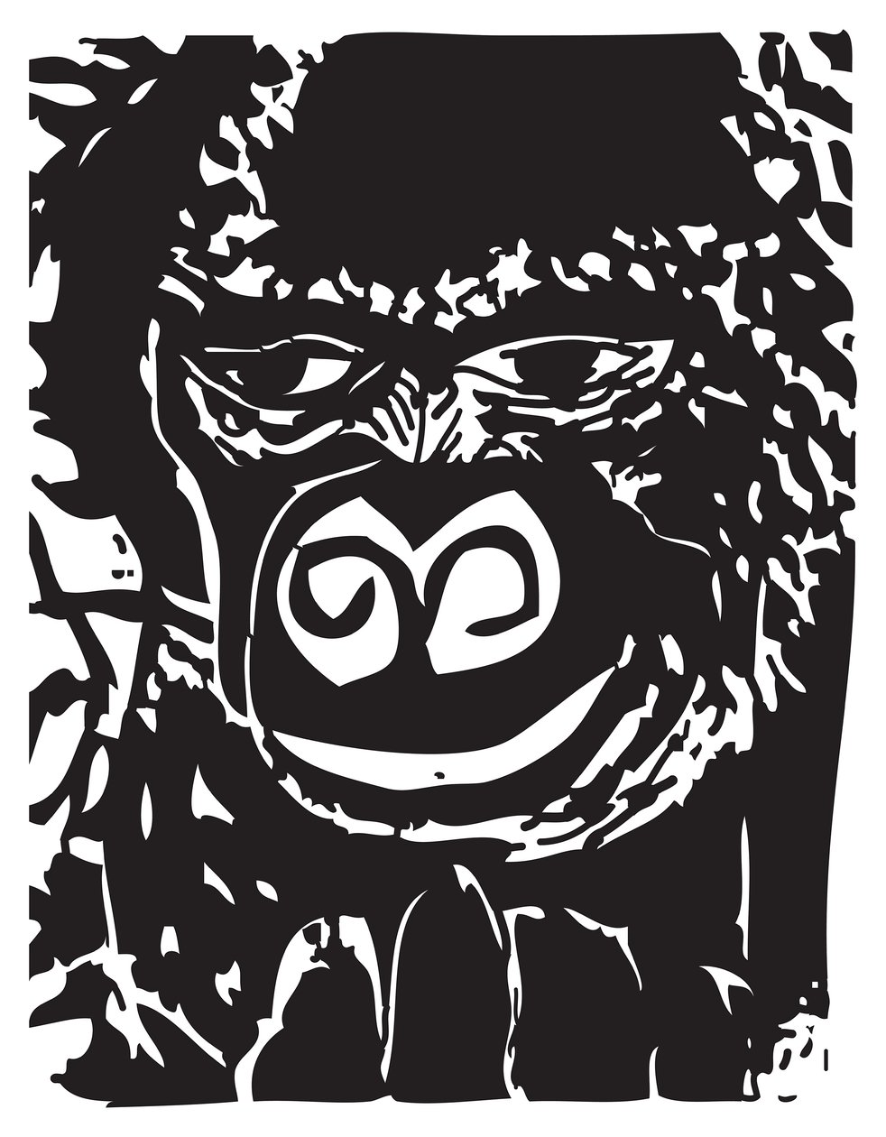 Elgondolkodtató Gorilla alkotó: Gerhardt Isringhaus