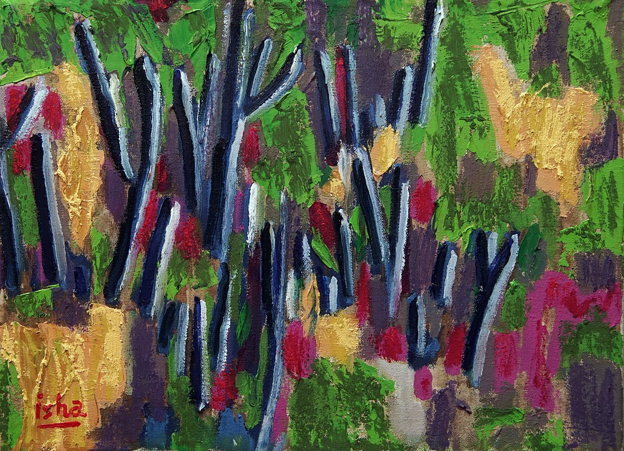 Tavaszi Saguaros, 2018 (olaj, vászon) alkotó: Gerhardt Isringhaus