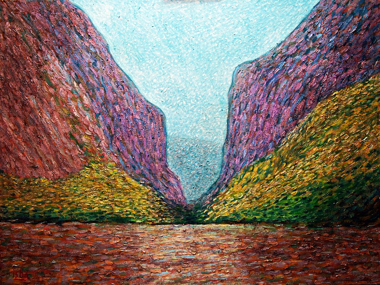 Sumidero Canyon,2019 (olaj, vászon) alkotó: Gerhardt Isringhaus