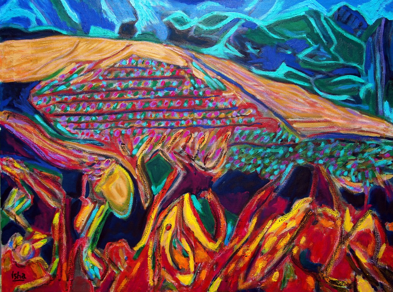 Vishnu Vineyard, 2022 (olaj, vászon) alkotó: Gerhardt Isringhaus