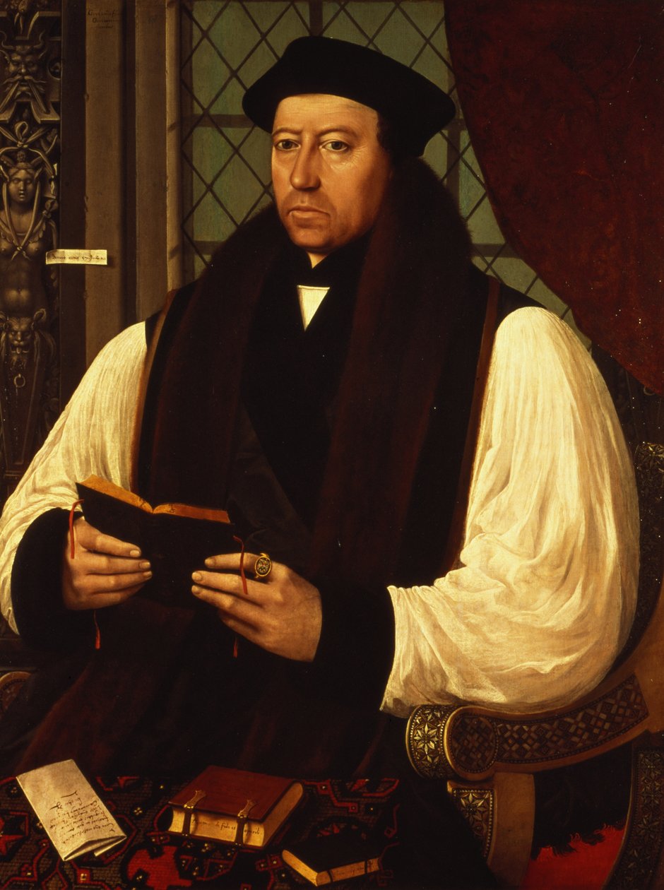 Thomas Cranmer (1489-1556) portréja 1546 alkotó: Gerlach Flicke