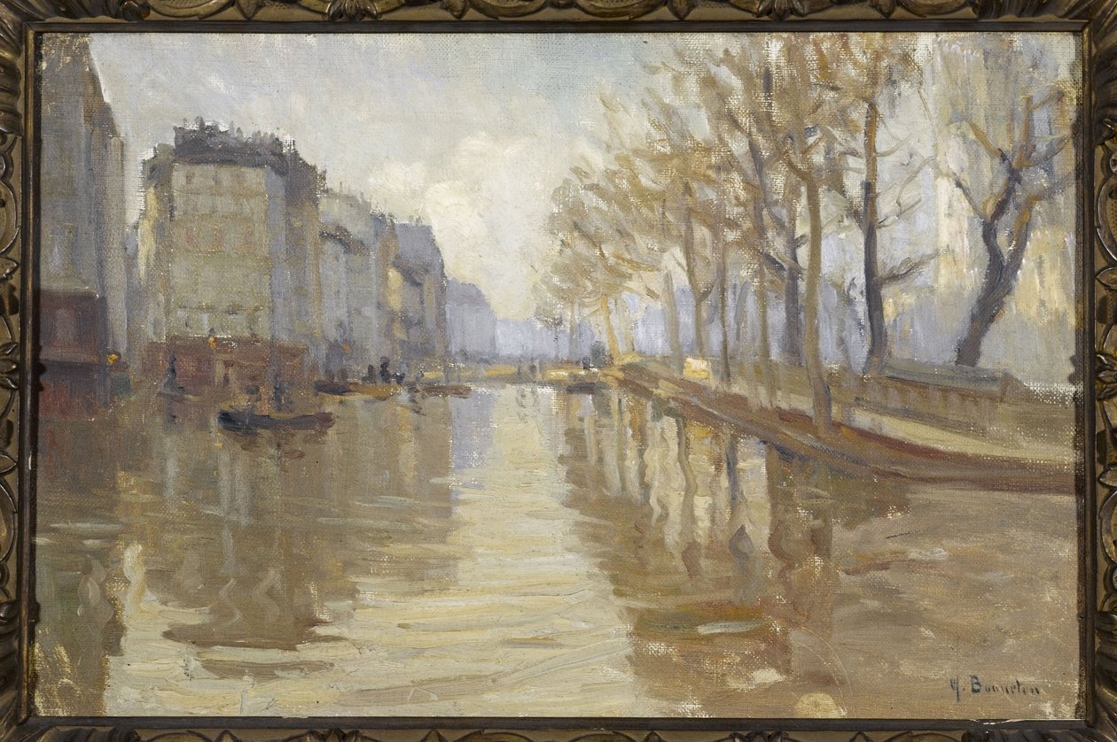 Quai Montebello (1910 árvíz) alkotó: Germain Eugene Bonneton