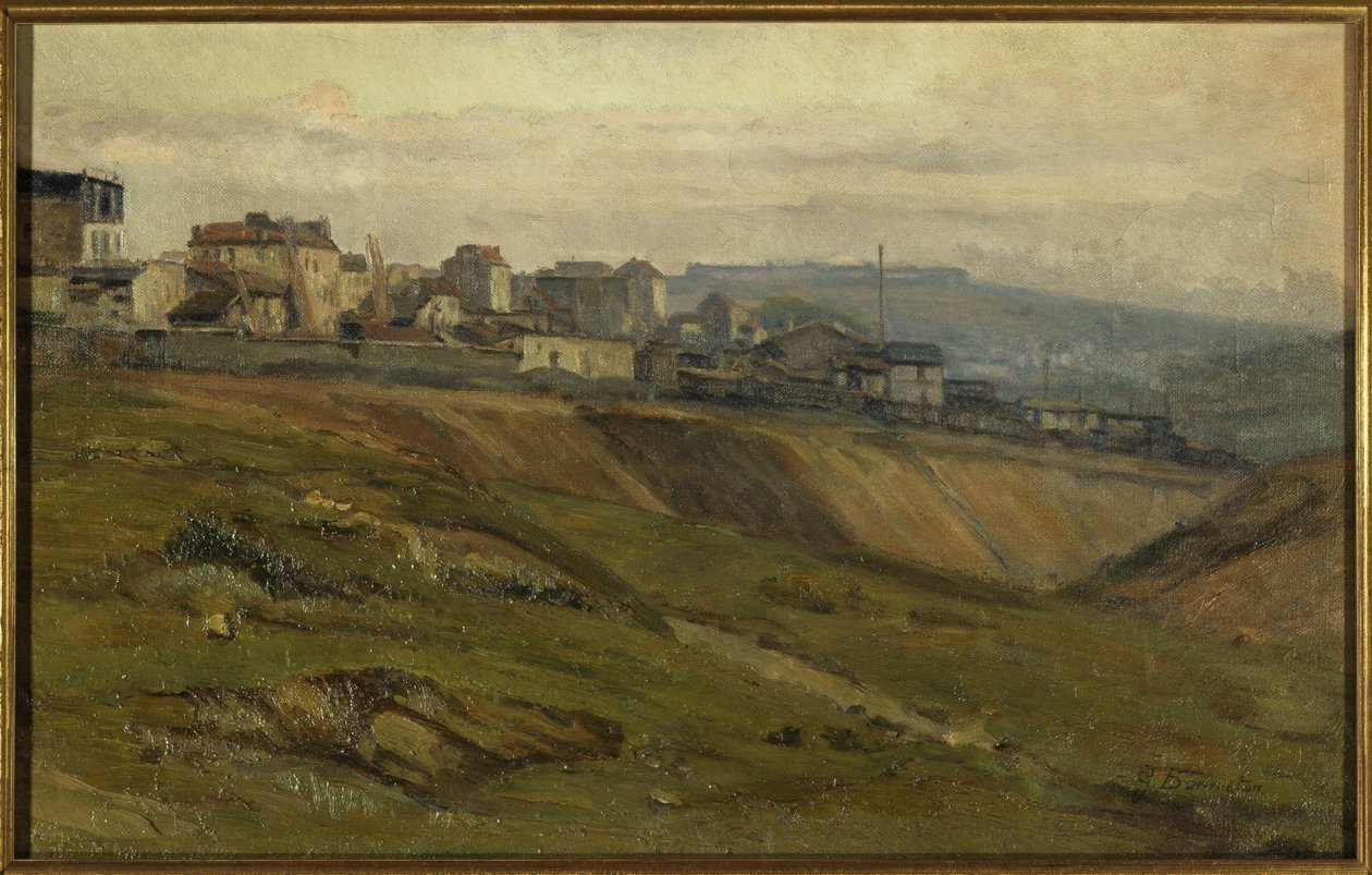 Rue du Moulin-des-Prés, 1900 körül (olaj, vászon) alkotó: Germain Eugene Bonneton