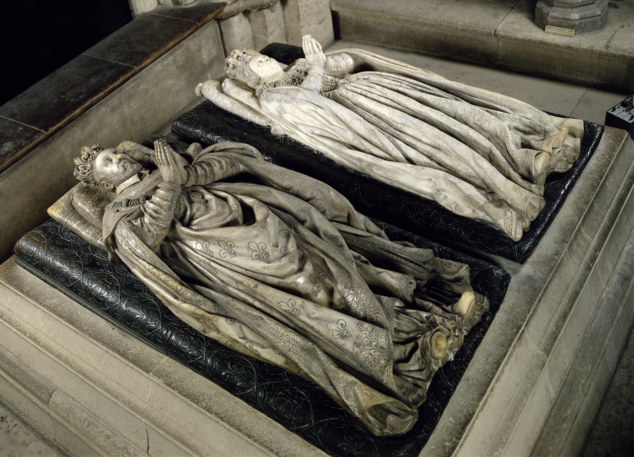 II. Henrik (1519-59) és Medici Katalin (1519-89) képmása 1583 (márvány) alkotó: Germain Pilon